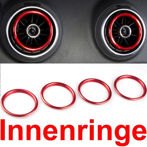 Lüftungsringe aluminium - 4x,