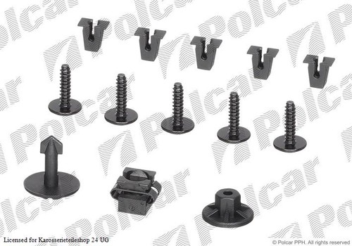 Radhausschale clips set - radhausschale,
